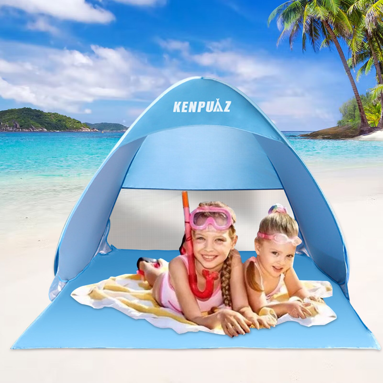 Cheap Goat Tents Automatic Opening Up Tent 1 2 Person Camping Tent Easy Instant Setup Protable Backpacking For Sun Shelter Travelling Hiking   